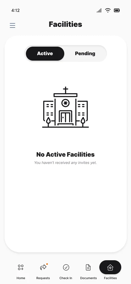 Facilities empty state